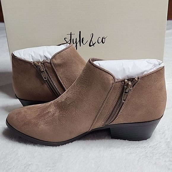 NIB Style & Co Wileyy Ankle Booties Size 6.5 - Picture 6 of 8